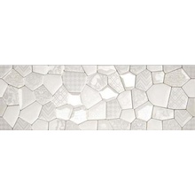Undefasa Ceramica Colorgloss Blanco Bijou Honey Decorado Декор 25x75 см, Испания, под мозаику - фото 1 - фото 1