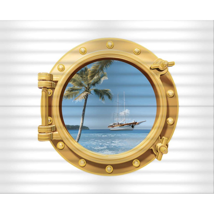 Unicer Eden Ocean (2) (иллюминатор) Декор 23,5x58 см, Испания - фото 1