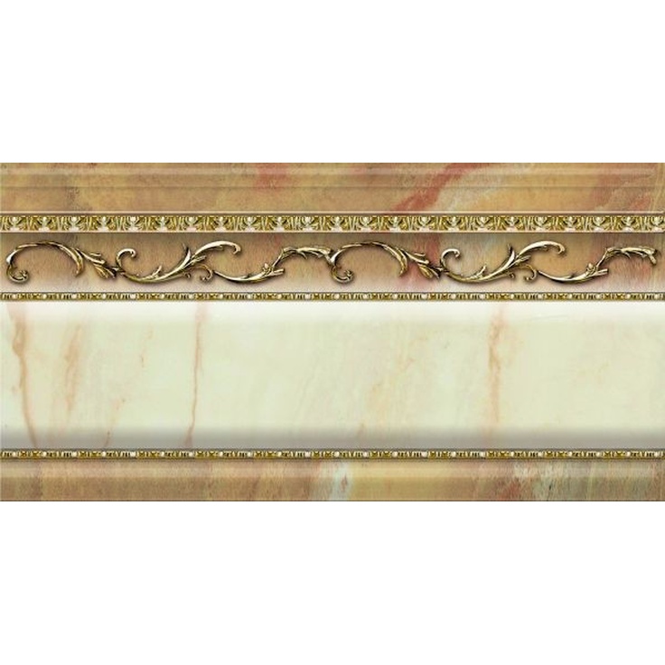 Unicer Sublime Rosa Zocalo Relieve Бордюр 12x23,5 см, Испания - фото 1