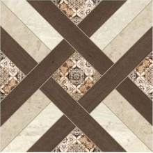 Alma ceramica Fusion ПГ3ФЖ024 На белом коричневая Напольная плитка 41,8x41,8 см, Россия, под дерево - фото 1 - фото 1