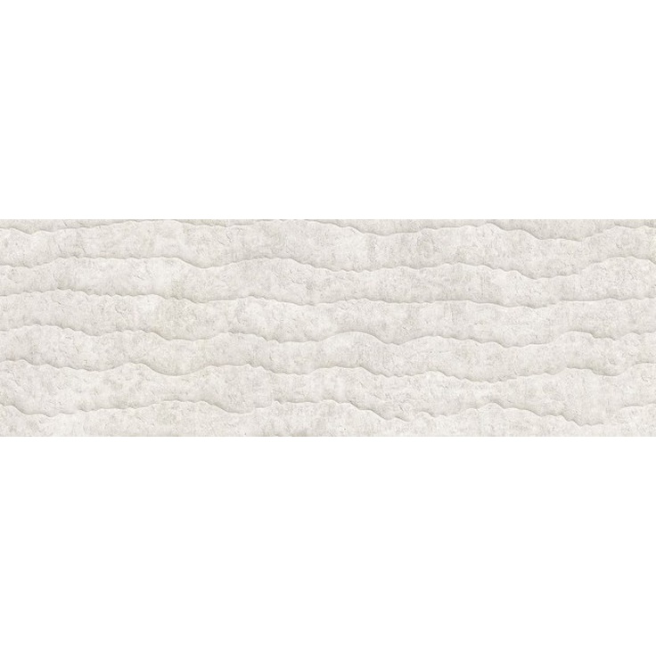 Porcelanosa Contour V14401801 White Настенная плитка 33,3x100 см, Испания, под камень  - фото 1