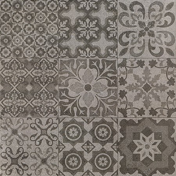 Porcelanosa Roche V55907261 Pav. Deco Acero Керамогранит 59,6x59,6 см, Испания, под камень  - фото 1