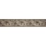 Versace Ceramics Marble 240886 Fas.10 Barocchino Grigio Бордюр 9,6x58,5 см, Италия, под обои  - фото 1