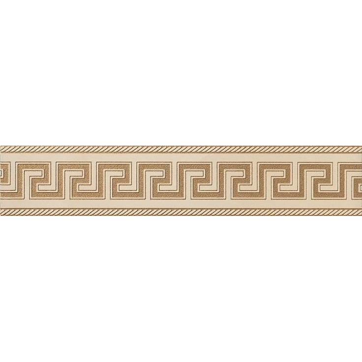 Versace Marble 240204 Fascia Greca Beige Sab Декор 11,5x58,5 см, Италия, под обои  - фото 1