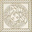 Versace Marble 240301 Tozzetto Medusa Bianco Sab Вставка 11,5x11,5 см, Италия, под обои - фото 1 Versace Marble 240301 Tozzetto Medusa Bianco Sab Вставка 11,5x11,5 см, Италия, под обои - фото 1