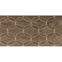 Vitra Ethereal Soft Brown Lines Décor Glossy K928024 Декор 30x60 см, Турция, под обои  - фото 1 - фото 1