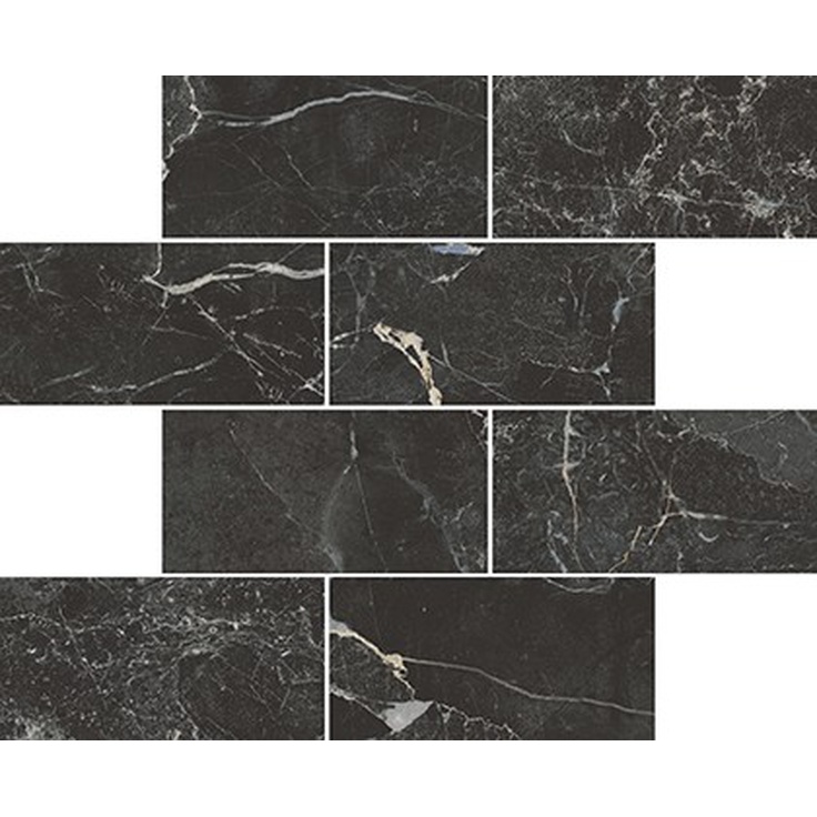 Vitra Marmori K9456318LPR1VTE0 Кирпичная кладка Сан Лорен Черный Мозаика 29x35,5 см, Турция, под камень - фото 1 Vitra Marmori K9456318LPR1VTE0 Кирпичная кладка Сан Лорен Черный Мозаика 29x35,5 см, Турция, под камень - фото 1