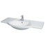 Aquaton Лацио 1A701931LC010 110 Раковина 54,3x110x19 см, Россия - фото 1