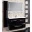 Aquaton Мадрид 1A128001MA950 черный 100 Тумба для раковины 45x100x43 см, Россия - фото 3
