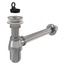 AlcaPlast A437 Ø32, цельнометаллический, с водосливом 5/4 " Сифон для раковины 33x14,2 см, Чехия - фото 1