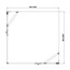 Aquanet Beta Cube 00185421 NWD1242 100x100 стекло прозрачное/хром Душевой уголок 100x100x200 см, Россия - фото 4