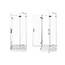 Aquanet Beta Cube 00185421 NWD1242 100x100 стекло прозрачное/хром Душевой уголок 100x100x200 см, Россия - фото 2