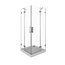 Aquanet Beta Cube 00185421 NWD1242 100x100 стекло прозрачное/хром Душевой уголок 100x100x200 см, Россия - фото 1