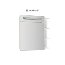 Aquanet Адель 80 Белое Шкаф-зеркало 15,6x76x80 см, Россия - фото 1 - фото 1
