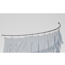 Aquanet Allento 00184639 дуга нержавеющая сталь 170x100 Карниз для ванны 170x100 см, Россия - фото 1 - фото 1