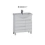 Aquanet Доминика 00170480 80 Белый Тумба для раковины 50x80x88,5 см, Россия - фото 1