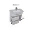 Aquanet Доминика 00172375 80 Белый без корзины Тумба для раковины 50x80x88,5 см, Россия - фото 4