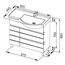 Aquanet Доминика 00176570 90 Черный правый Тумба для раковины 49,5x90,5x88,5 см, Россия - фото 2 Aquanet Доминика 00176570 90 Черный правый Тумба для раковины 49,5x90,5x88,5 см, Россия - фото 2
