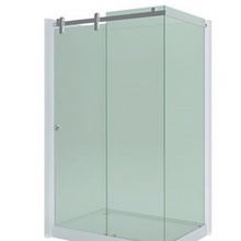 Aquanet Gamma 00166802 140x80-12 левый стекло прозрачное/хром Душевой уголок 80x140x230 см, Россия - фото 1 - фото 1
