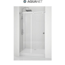 Aquanet Gamma 150-12 R 150x230 правая стекло прозрачное/хром Душевая дверь 60x150x230 см, Россия - фото 1 - фото 3