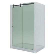 Aquanet Gamma 140-12 L 140 левая стекло прозрачное/хром Душевая дверь 140x230 см, Россия - фото 1 - фото 1
