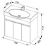 Aquanet Коста 65.5 Тумба для раковины 36,5x65,5x71,3 см, Россия - фото 12