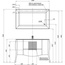 Aquanet Мадонна черный 120 Зеркало 2,5x120x70 см, Россия - фото 3