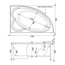 Aquanet Mayorca 00161977 150x100 фронтальный правый белый Экран для ванны 150x59,5 см, Россия - фото 4 Aquanet Mayorca 00161977 150x100 фронтальный правый белый Экран для ванны 150x59,5 см, Россия - фото 4