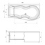 Aquanet Nicol 00205531 170x85 Акриловая ванна 170x85x65,2 см, Россия - фото 8