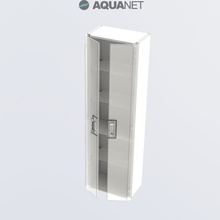 Aquanet Паллада 50 слоновая кость Шкаф-пенал 48x30,3x157,5 см, Россия - фото 1 - фото 4