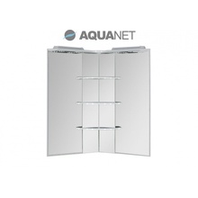 Aquanet Ринконера 70 угловой с полками Зеркало 70x70x104 см, Россия - фото 1 - фото 1