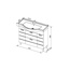 Aquanet Сити белый 100 Тумба для раковины 50x101,5x88 см, Россия - фото 6