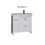 Aquanet Сити венге R 90 Тумба для раковины 49,5x90,5x87,5 см, Россия - фото 2