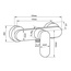 Aquanet Stark FF35273-4 Смеситель 20x11,8x10,9 см, для душа, Россия - фото 2