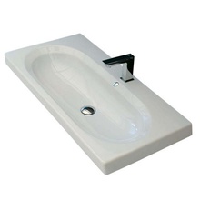 ArtCeram Blend BLL005 01;00 91x45 см подвесная белая Раковина 45x91x14,5 см, Италия - фото 1 - фото 1