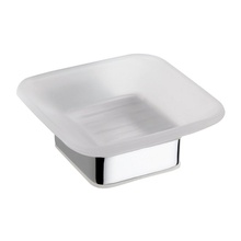 Bemeta Via 135008022 стеклянная Мыльница 12x10,7x4,2 см, Чехия - фото 1 - фото 1