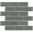 Caramelle Impressioni Mattoni Grigio глянцевая Мозаика 30x30 см, Китай, под кирпич  - фото 1