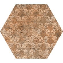 Codicer Traffic Hexagon Abadia Decor Hex Керамогранит 22x25 см, Испания, под камень  - фото 1 - фото 1
