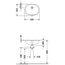 Duravit Santosa 0466510000 встраиваемая снизу Раковина 54,5x42,5x20 см, Германия - фото 2