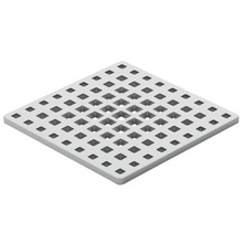 Geberit Uniflex 154.301.00.1 для трапа квадратная Декоративная решетка Швейцария - фото 1 - фото 1