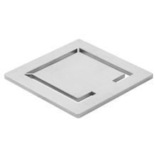 Geberit Uniflex 154.305.00.1 для трапа квадратная с рисунком квадрата Декоративная решетка Швейцария - фото 1 - фото 1