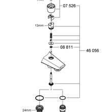 Переключатель для смесителя grohe 46056000 замена