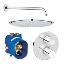 Grohe Grohtherm 3000 Cosmopolitan 34571000 с верхним  круглым душем Душевой комплект Германия - фото 1 - фото 1