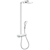 Hansgrohe Raindance Select E 300 2jet Showerpipe 27128400 Верхний душ, ручной душ, термостат, хром/белый