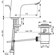 Ideal Standard Connect blue B9914AA Смеситель для раковины, Бельгия - фото 1 - фото 2