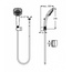 Ideal Standard IdealRain cube B0020AA лейка с держателем Душевой комплект Бельгия - фото 2
