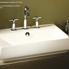 Jacob Delafon Fit E1188-00 60x48 см Раковина 48x60x12 см, Франция - фото 1 - фото 2