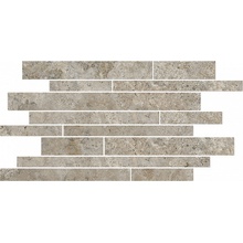 Kerama Marazzi Ровиго SG188\003 Серый темный мозаичный Бордюр 25x50,2 см, Россия, под камень  - фото 1 - фото 1