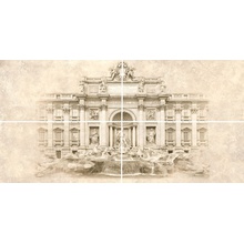 Keramo Rosso Petra Panno Панно 60x120 см, Молдова - фото 1 - фото 1