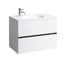 Laufen Palomba 4.0644.2.180.220.1 80x48 см 2 ящика со светодиодной подсветкой и евророзеткой белый Тумба 47,5x79,5x58 см, Швейцария - фото 1 - фото 1
